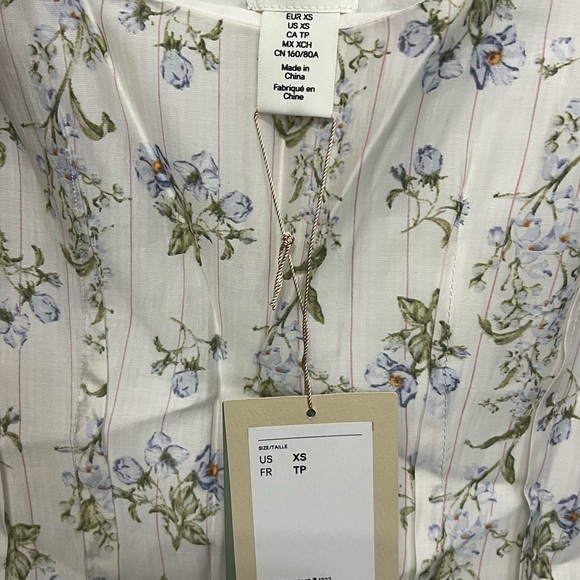 Brock Collection x H&M Bubble-Hem Floral Dress NWT - Picture 5 of 5